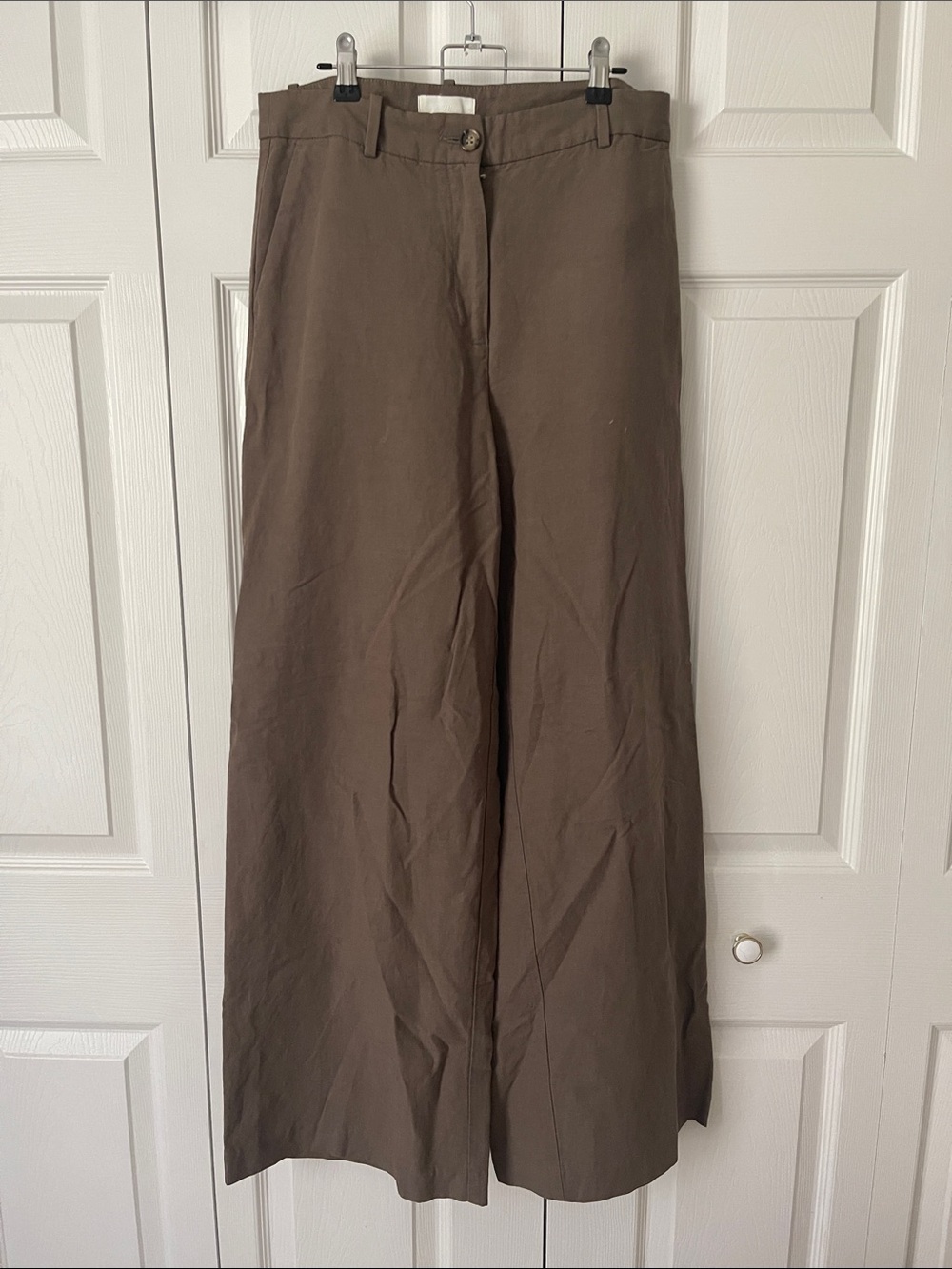H&M Wide-Leg Flowy Pants